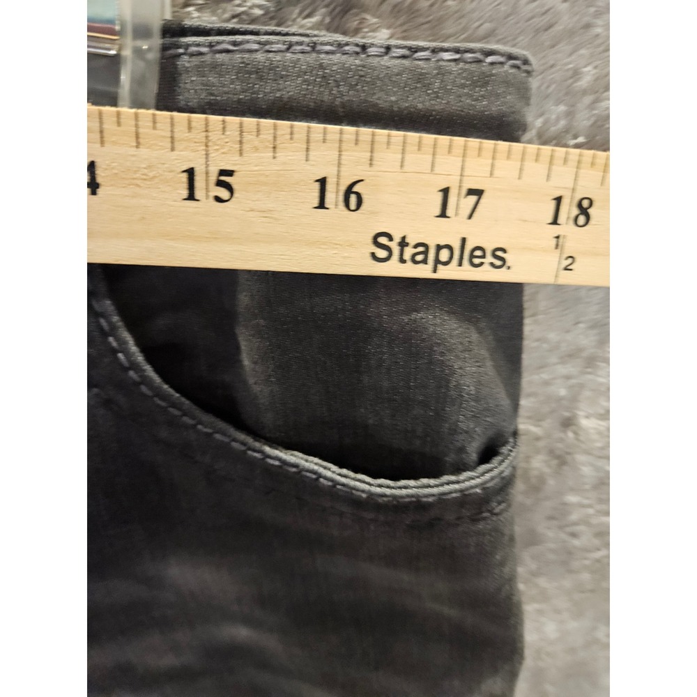 KUT from the Kloth Sz 14 Mia Skinny Jeans Stone Washed Black #480 - Picture 4 of 10